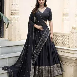 tanuka Women Embellished Lehenga Choli Set with Dupatta-picture-37