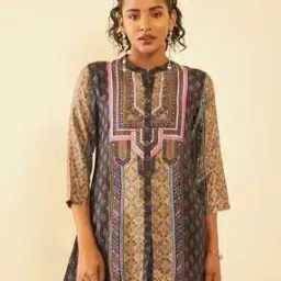 soch Women Floral Print Straight Tunic-picture-29