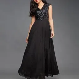 miss chase Woman Embellished Fit And Flare Dress-picture-39