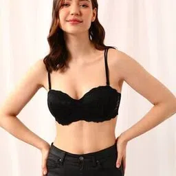 clovia Women Solid Lightly Padded Full Cup Underwired Balconette Bra-picture-24