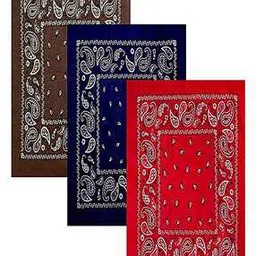aadikart Unisex Pack of 3 Paisley Scarves-picture-50
