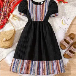 tior Girls Printed A-Line Dress image 1