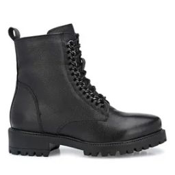 carlo romano Ankle-Length Leather Boots with Buckle Fastening-picture-8