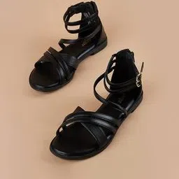 ginger by lifestyle Women Flat Sandals with PU Upper-picture-39