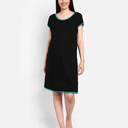 sillyboom Women Regular Fit A-Line Dress with Round Neck-picture-24