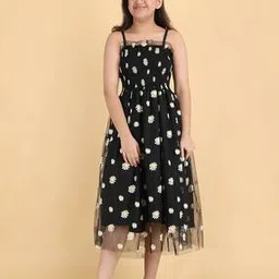 fixocra Girls Floral Print Fit & Flare Dress-picture-49
