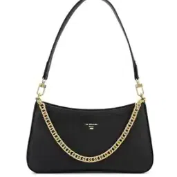 da milano Women Baguette with Typographic Metal Accent-picture-31
