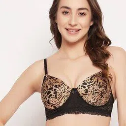 clovia Women Printed Padded Full Cup Wirefree T-shirt Bra-picture-44