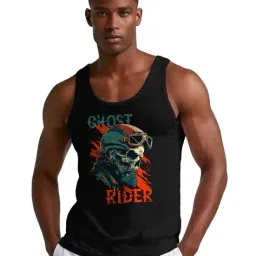 neonomad Men Graphic Print Sleeveless Vest image 1