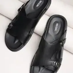 regal Men Genuine Leather Slip-On Sandals-picture-32