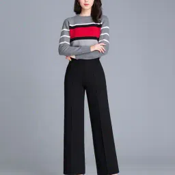 revangi Women Pants with Elasticated Waist image 1