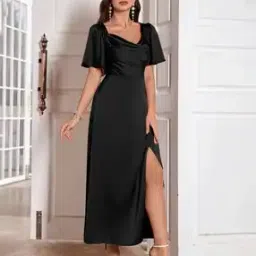 outzidr global Women Sweetheart-Neck A-Line Dress-picture-30
