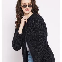 zigo Women Embellished Cardigan with Button Closure-picture-27