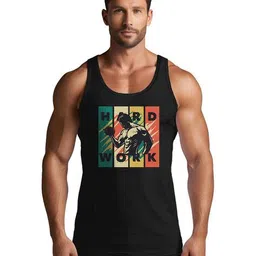neonomad Cotton Graphic Sleeveless Vest image 1