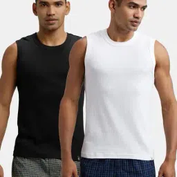 jockey Men Pack of 2 Vests image 1