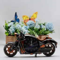 3mads Motorcycle Shaped Analogue Alarm Clock image 1