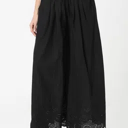 r&b Women Wide Leg Palazzos with Elasticated Waist image 1