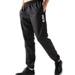 barkeyo Men Typographic Print Fitted Trackpants image 1