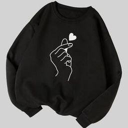 kotty Women Graphic Print Regular Fit Sweatshirt-picture-18