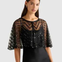 forever new Women Regular Fit Embellished Shrug-picture-23