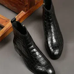 teakwood leathers Men Chelsea Boots with Genuine Leather Upper image 1