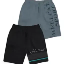 hellcat Pack of 2 Shorts with Elasticated Waistband-picture-36