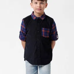 kate & oscar Checked Shirt with Patch Pocket-picture-44