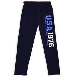 my sweet angel Boys Typographic Print Track Pants-picture-19