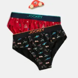 jockey Pack of 2 Super Combed Cotton Printed Briefs with Ultrasoft Waistband-PB04-picture-50