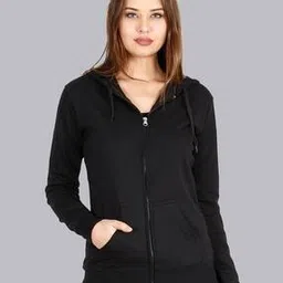 buda jeans co Women Regular Fit Zip-Front Hoodie-picture-22