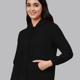 buda jeans co Women Regular Fit Zip-Front Hoodie-picture-24