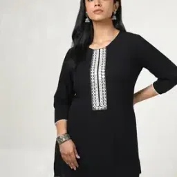 soch Women A-Line Kurti with Embroidered Yoke-picture-43