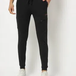 the indian garage co Slim Fit Joggers with Insert Pockets-picture-35