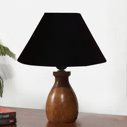 devansh Table Lamp with Wood Base-picture-27