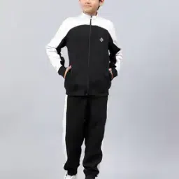 Boys Regular Fit Outdoor Tracksuit-image-0