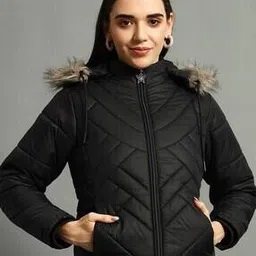 vero amore Women Solid Winter Jacket-picture-11
