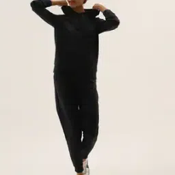 marks & spencer Textured Knitted Hoodie-picture-21