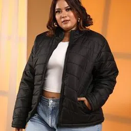 instafab plus Women Relaxed Fit Jacket-picture-12