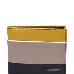 police Men Colourblock Leather Bi-Fold Wallet with Logo Accent-picture-24