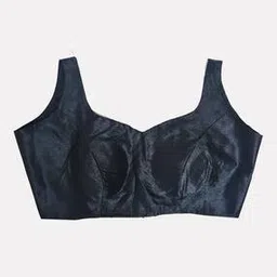 Women Back Open Blouse with Stitched Detail-image-62