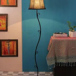 devansh Metal Floor Lamp with Shade-picture-16