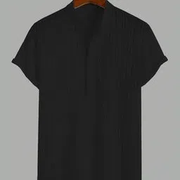 dl fashion Men Crinkled Relaxed Fit Short Kurta-picture-19