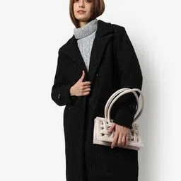 campus sutra Botton-Down Coat with Notched Lapel-picture-52