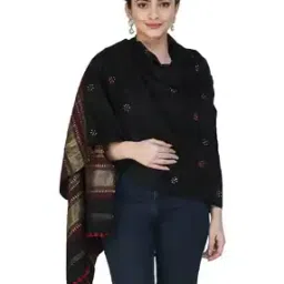 exotic india Women Woolen Embroidery Stole-picture-43