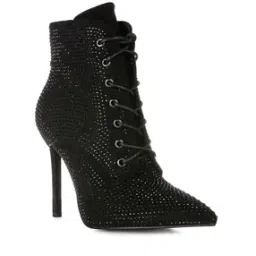 london rag Women Ankle-Length Boots with Suede Upper-picture-53