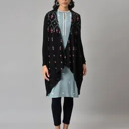 Women Floral Pattern Relaxed Fit Shrug-picture-39