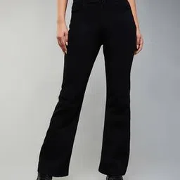 Women High-Rise Flared Jeans-image-29
