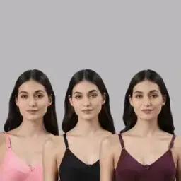 dollar missy Pack of 3 Bras with Adjustable Straps-picture-17