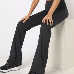 reebok Flared Track Pants with Elasticated Waist-picture-38