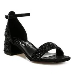 london rag Women Embellished Chunky-Heeled Sandals-picture-51